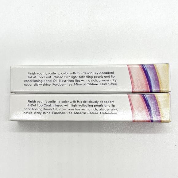 LAURA GELLER Color Luster Lip Gloss Diamond Dust Top Coat 0.21oz Set of 2 NEW - Picture 4 of 7